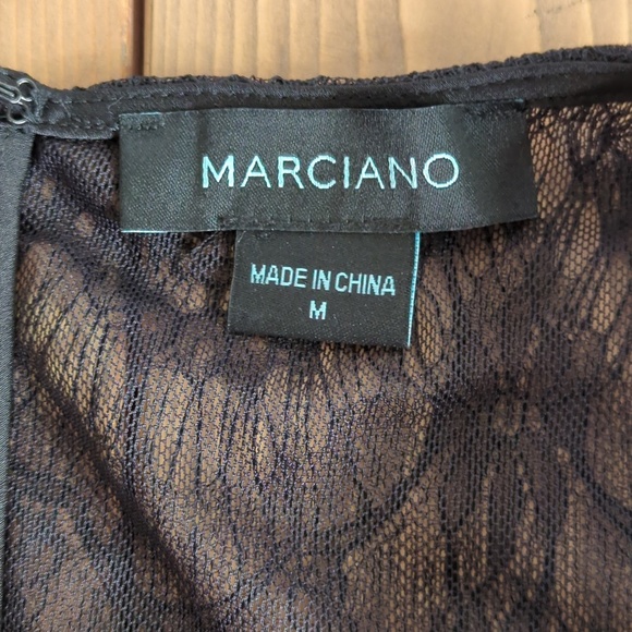 Marciano Black Lace Maxi Dress - Picture 2 of 15